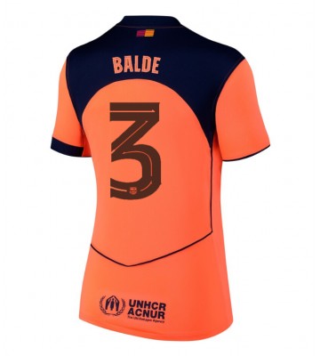 Barcelona Alejandro Balde #3 Tredjetrøje Dame 2025-26 Kortærmet